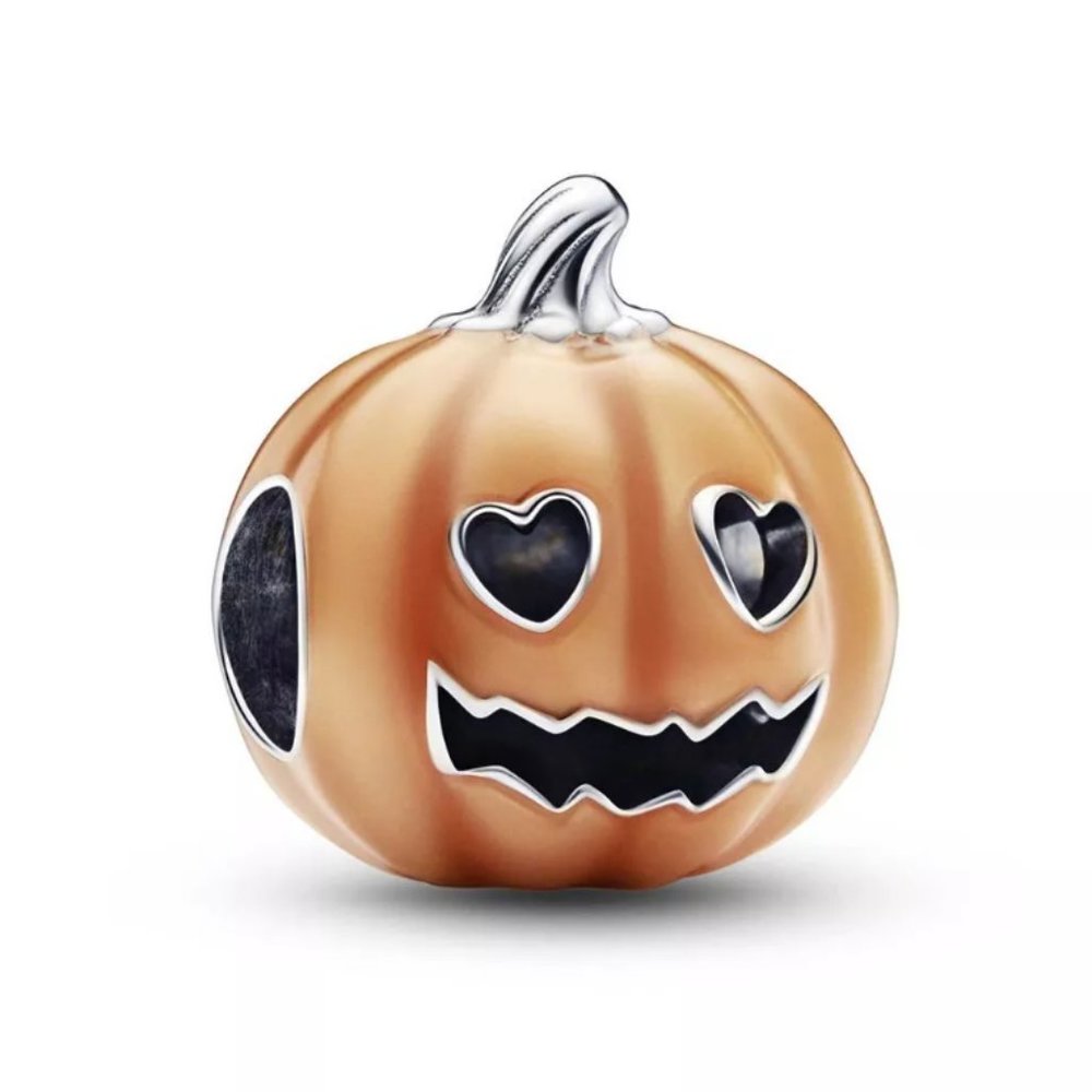 Pandora Glow-in-the-dark Spooky Pumpkin Charm 792291C01
